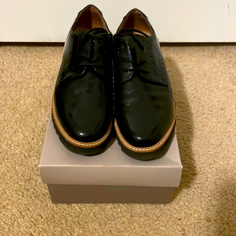 Franco Sarto Black Loafers